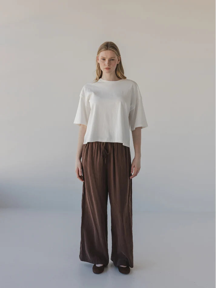 SOPHIE Boxy Tee in Oat
