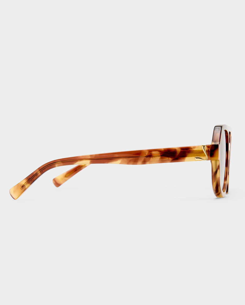 LUVLOU The Banks Caramel Tort Sunglasses