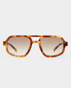 LUVLOU The Banks Caramel Tort Sunglasses