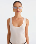 LUVLOU The River Bright Gold Sunglasses