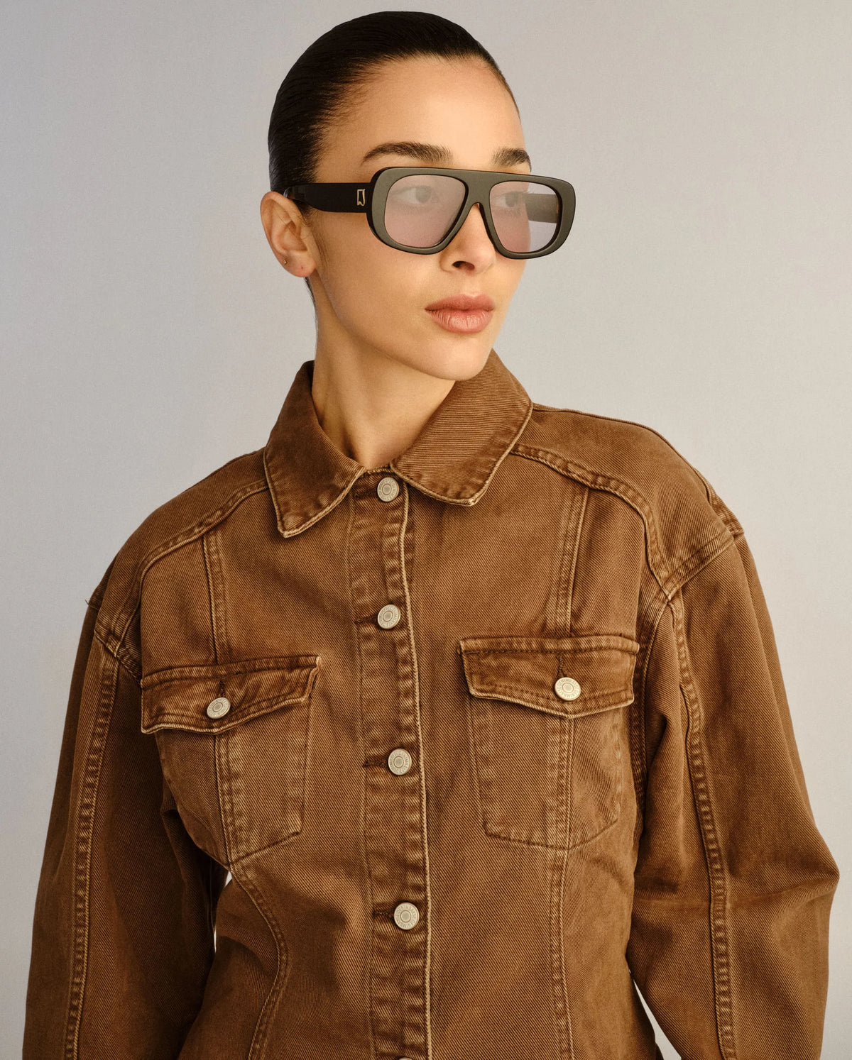 LUVLOU The Dionne Black Sunglasses