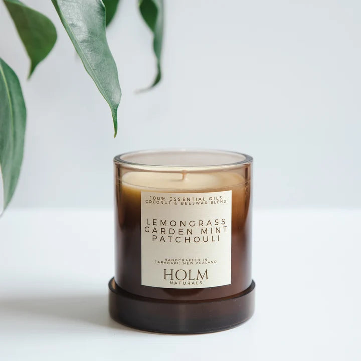 HOLM Garden Mint, Lemongrass & Patchouli - 100% Essential Oil Candle