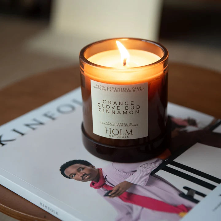 HOLM Orange, Clove Bud & Cinnamon - 100% Essential Oil Candle