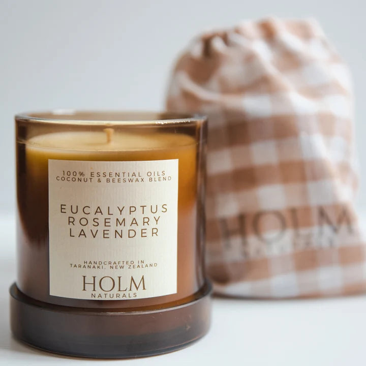 HOLM Rosemary, Eucalyptus & Lavender - 100%Essential Candle