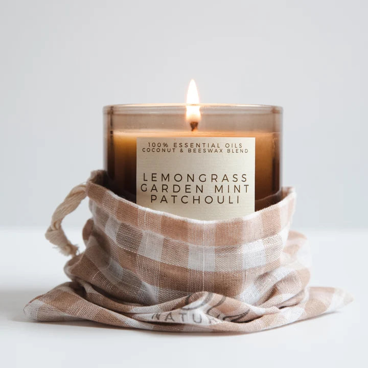 HOLM Garden Mint, Lemongrass & Patchouli - 100% Essential Oil Candle