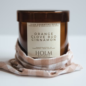 HOLM Orange, Clove Bud & Cinnamon - 100% Essential Oil Candle
