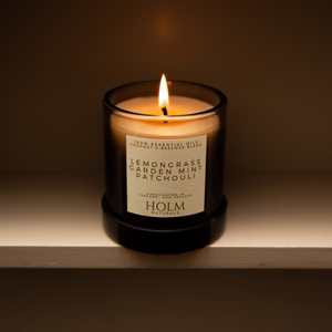 HOLM Garden Mint, Lemongrass & Patchouli - 100% Essential Oil Candle
