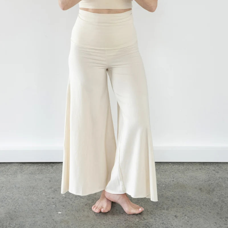 DEA Danu Organic Cream Flare Pants