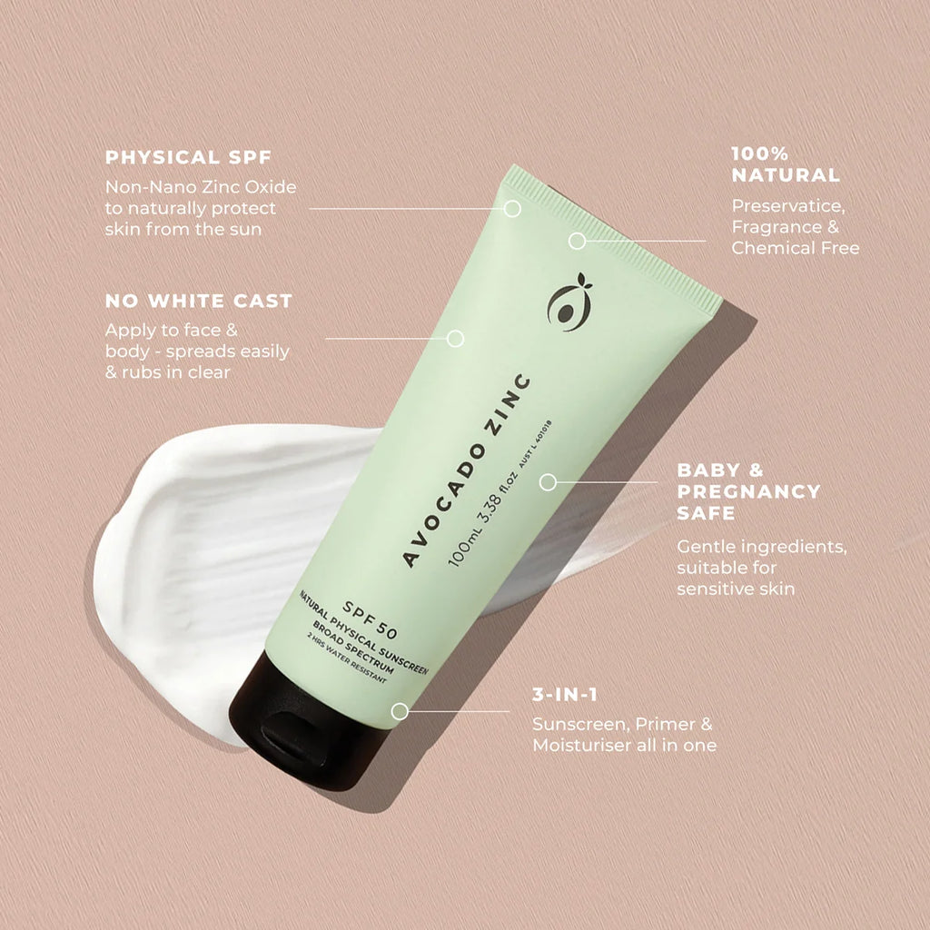 AVOCADO ZINC SPF 50 Sunscreen