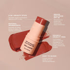 AVOCADO ZINC Lip & Cheek Tint Red Earth