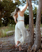 DEA Danu Organic Cream Flare Pants