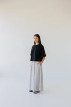 SOPHIE Boxy Tee in Charcoal