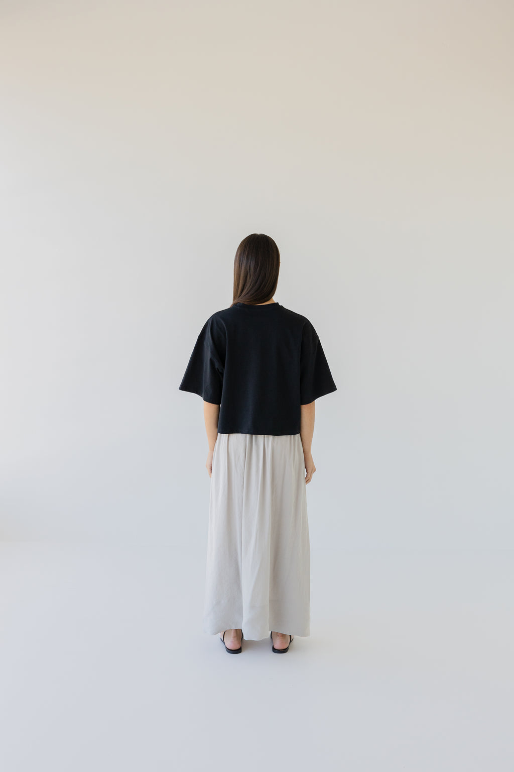 SOPHIE Boxy Tee in Charcoal
