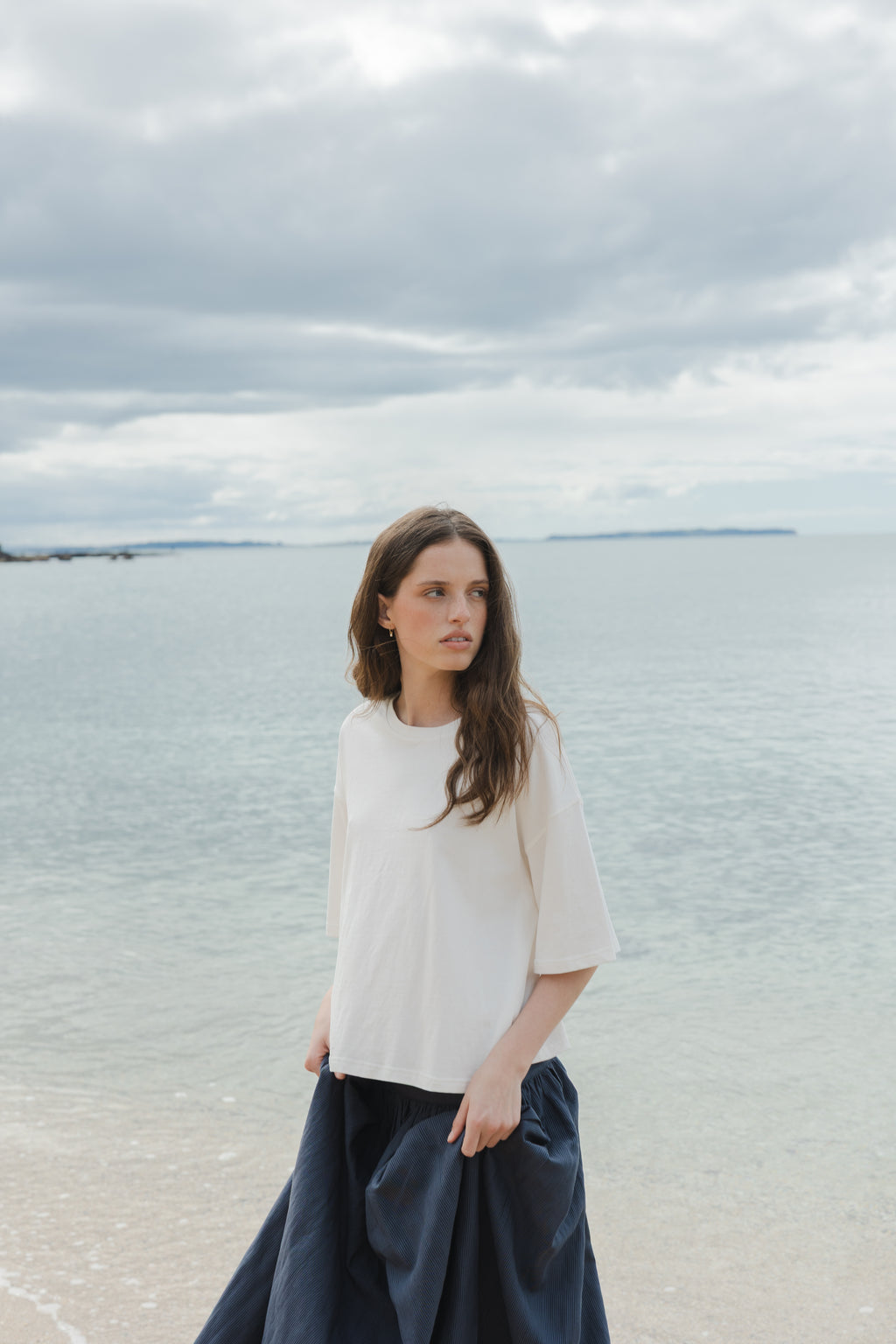 SOPHIE Boxy Tee in Oat