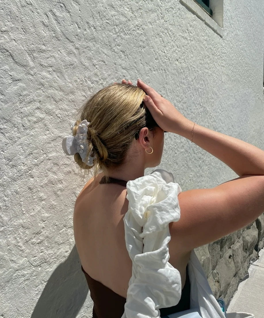 BUTTERMILK Elle Fior De Latte Claw Clip