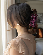 BUTTERMILK Weina Claw Clip in Plum Jam