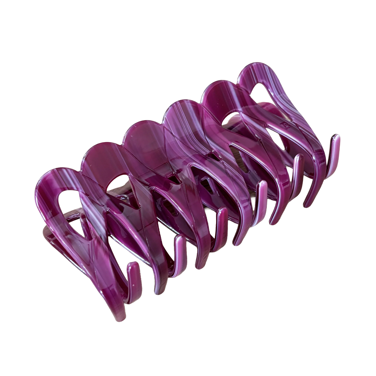 BUTTERMILK Weina Claw Clip in Plum Jam