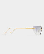 LUVLOU The River Bright Gold Sunglasses