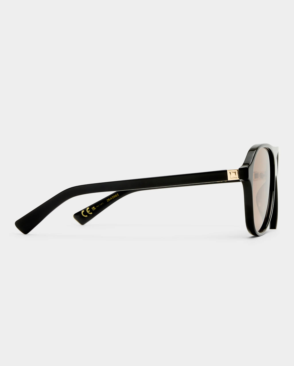 LUVLOU The Eve Black Sunglasses