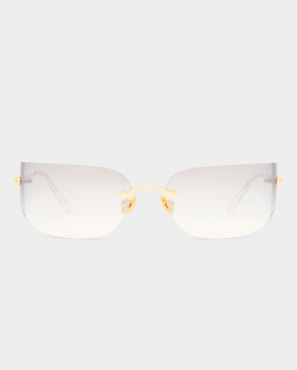 LUVLOU The River Bright Gold Sunglasses