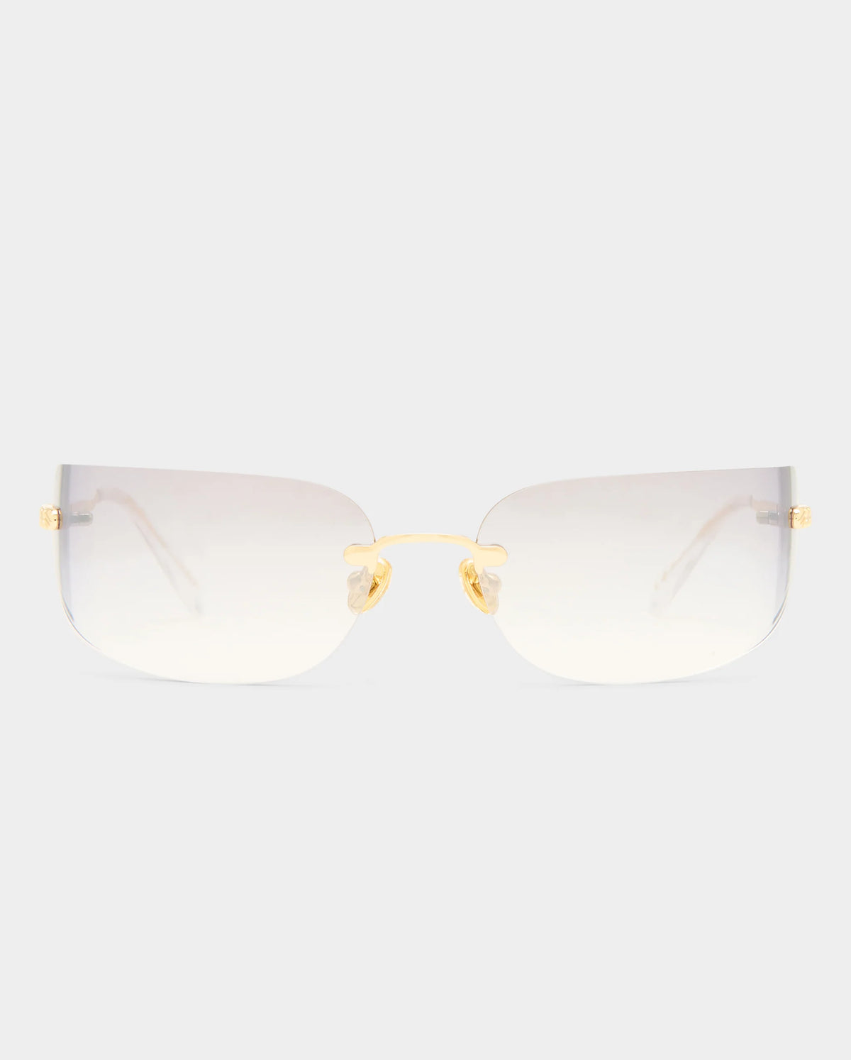 LUVLOU The River Bright Gold Sunglasses