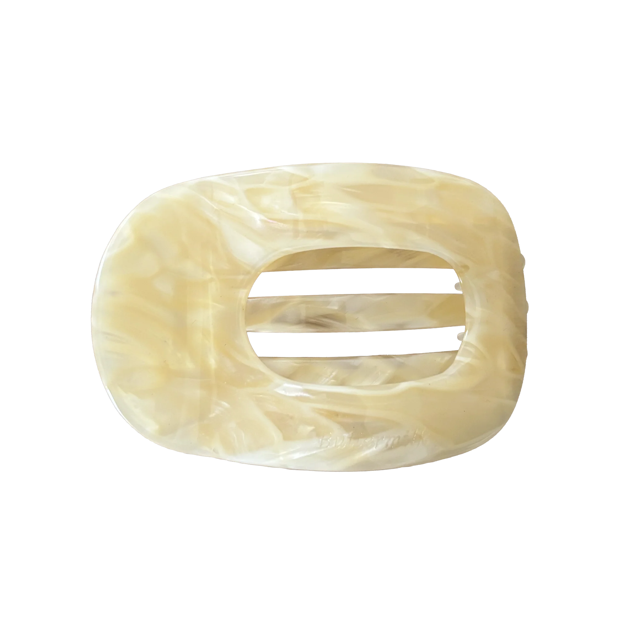 BUTTERMILK Courtney Flat Clip in Milk Bottle