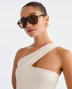 LUVLOU The Eve Black Sunglasses