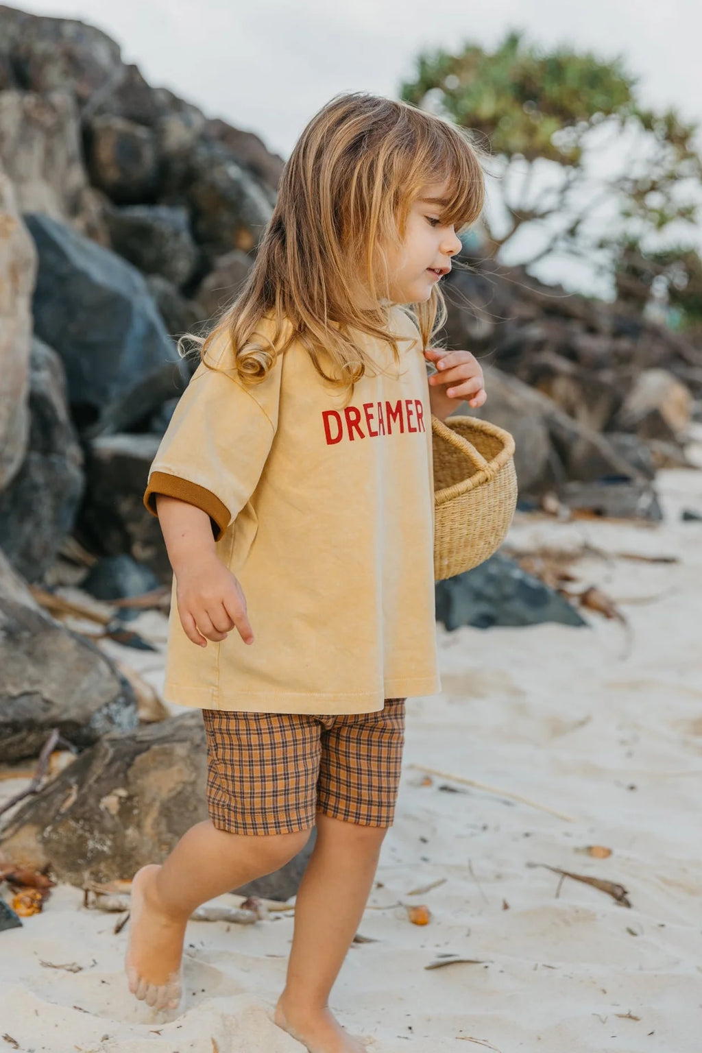 OTTWAY Nomad Brown Checked Shorts