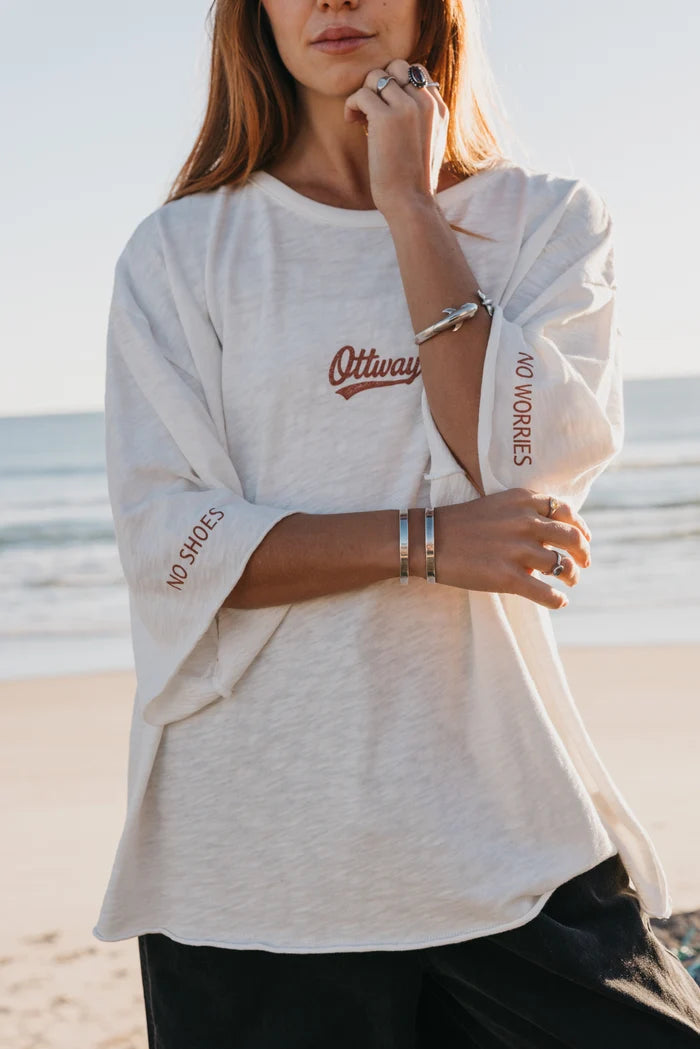OTTWAY No Worries Oversized Unisex T-shirt