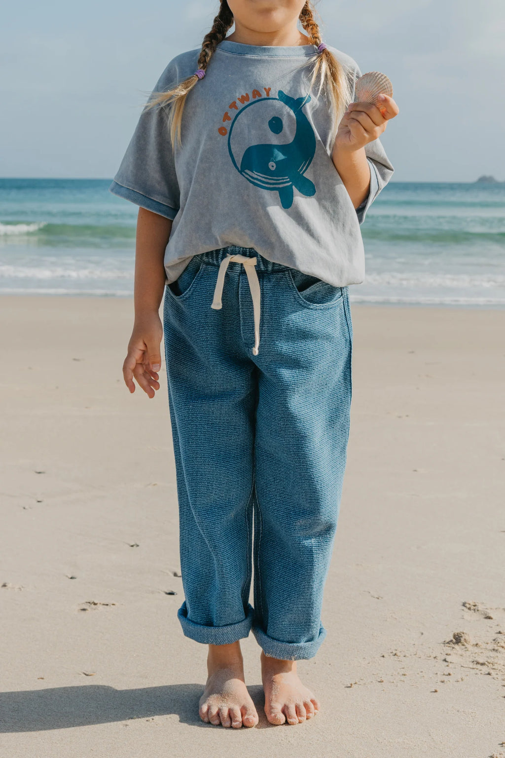 OTTWAY Textured Baggy Jeans