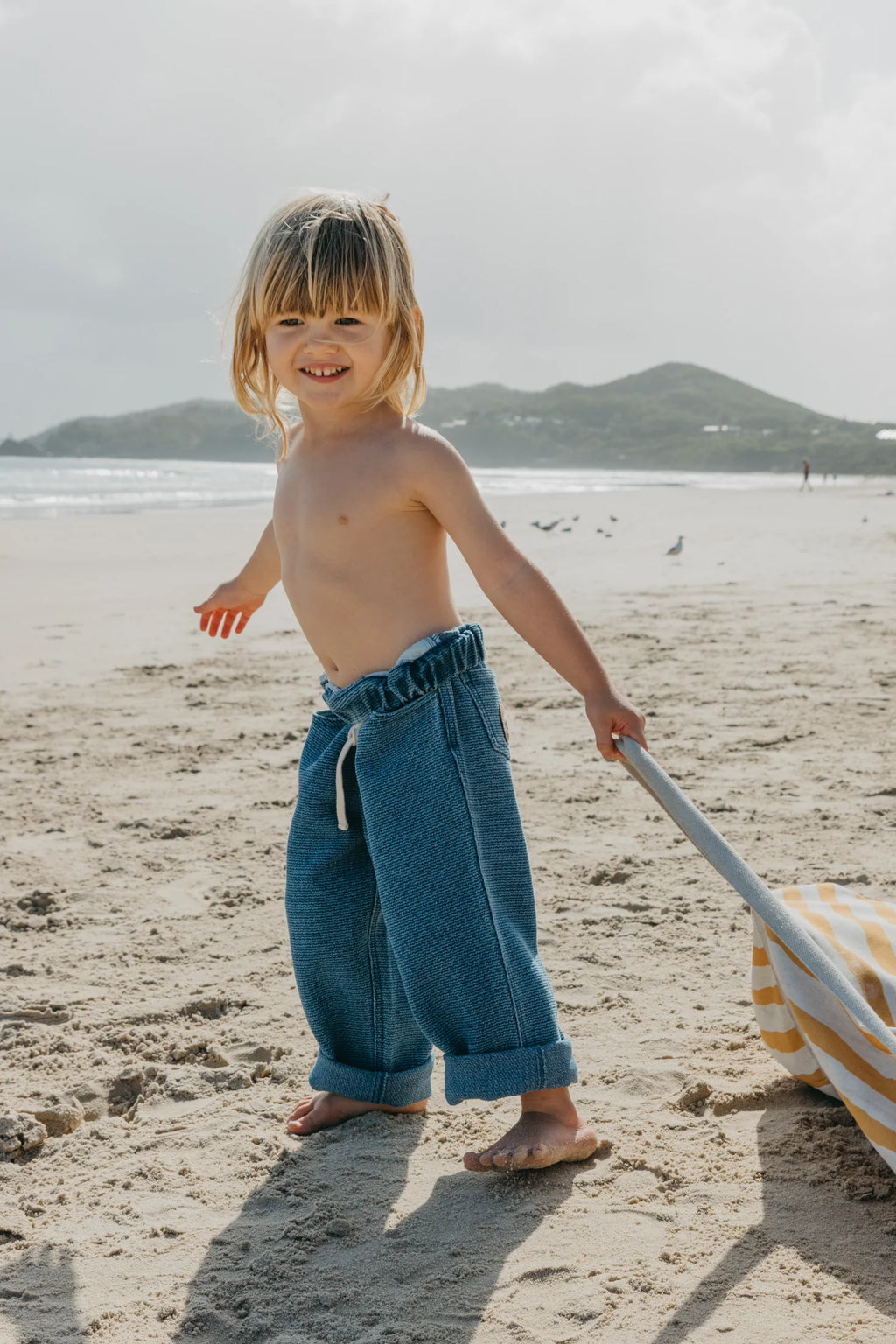 OTTWAY Textured Baggy Jeans