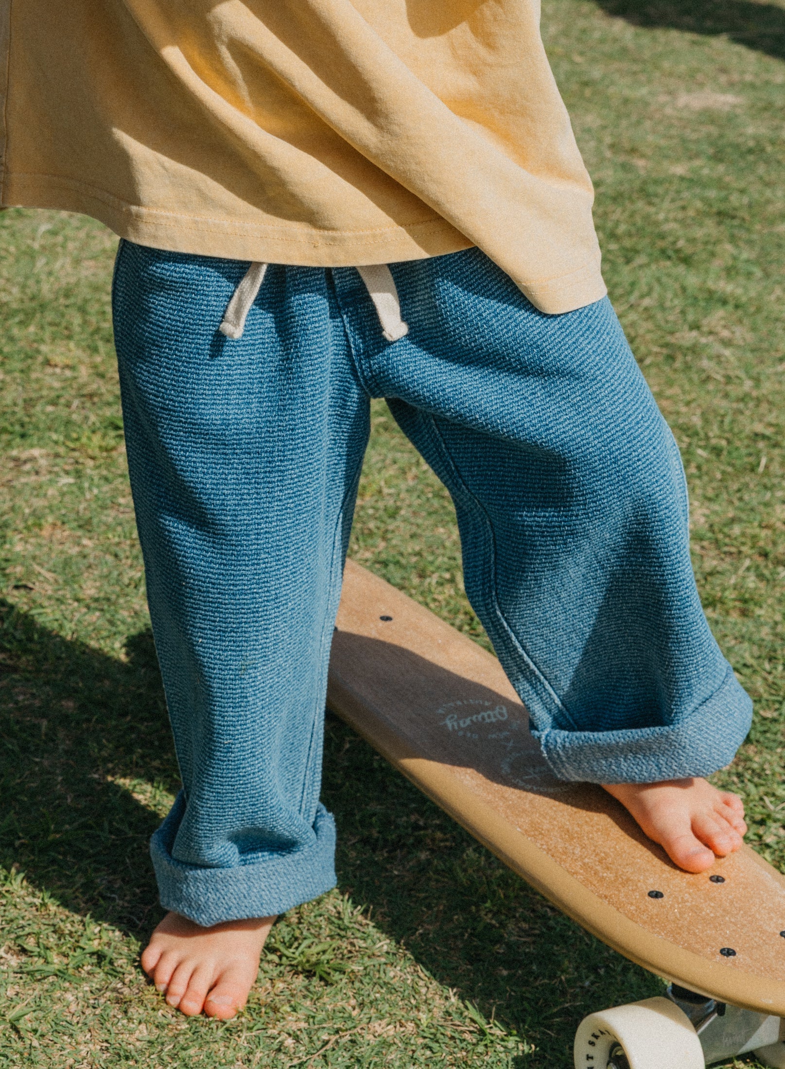 OTTWAY Textured Baggy Jeans