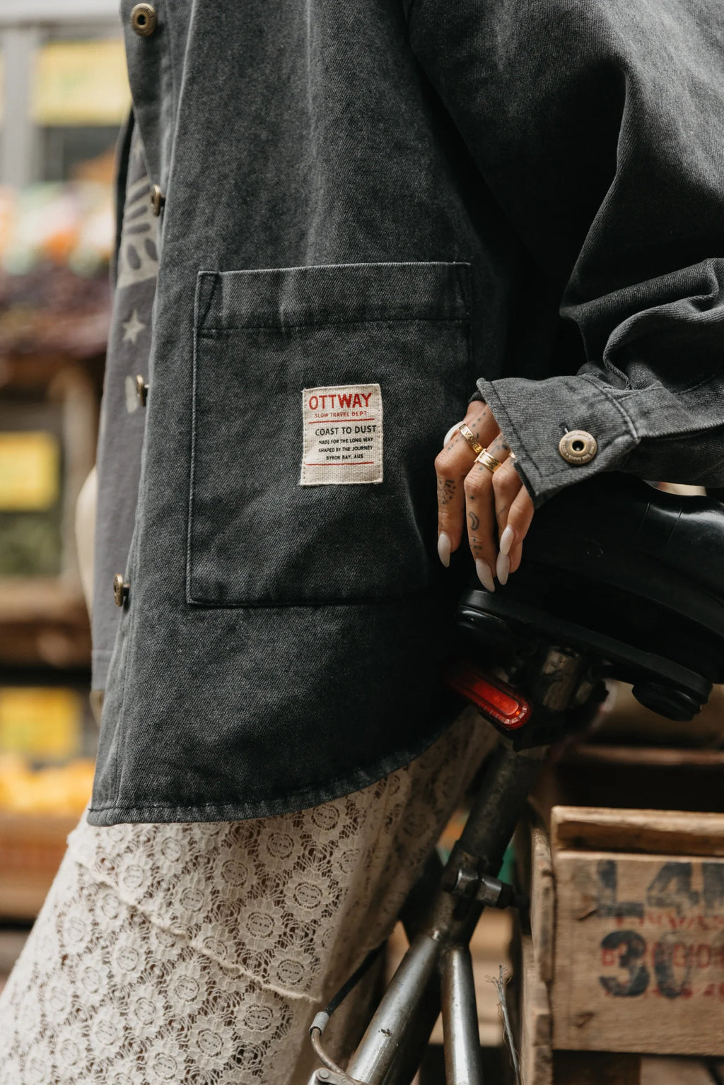 OTTWAY Carter Light Denim Unisex Jacket