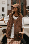 OTTWAY Nomad Sherpa Reversible Checked Vest