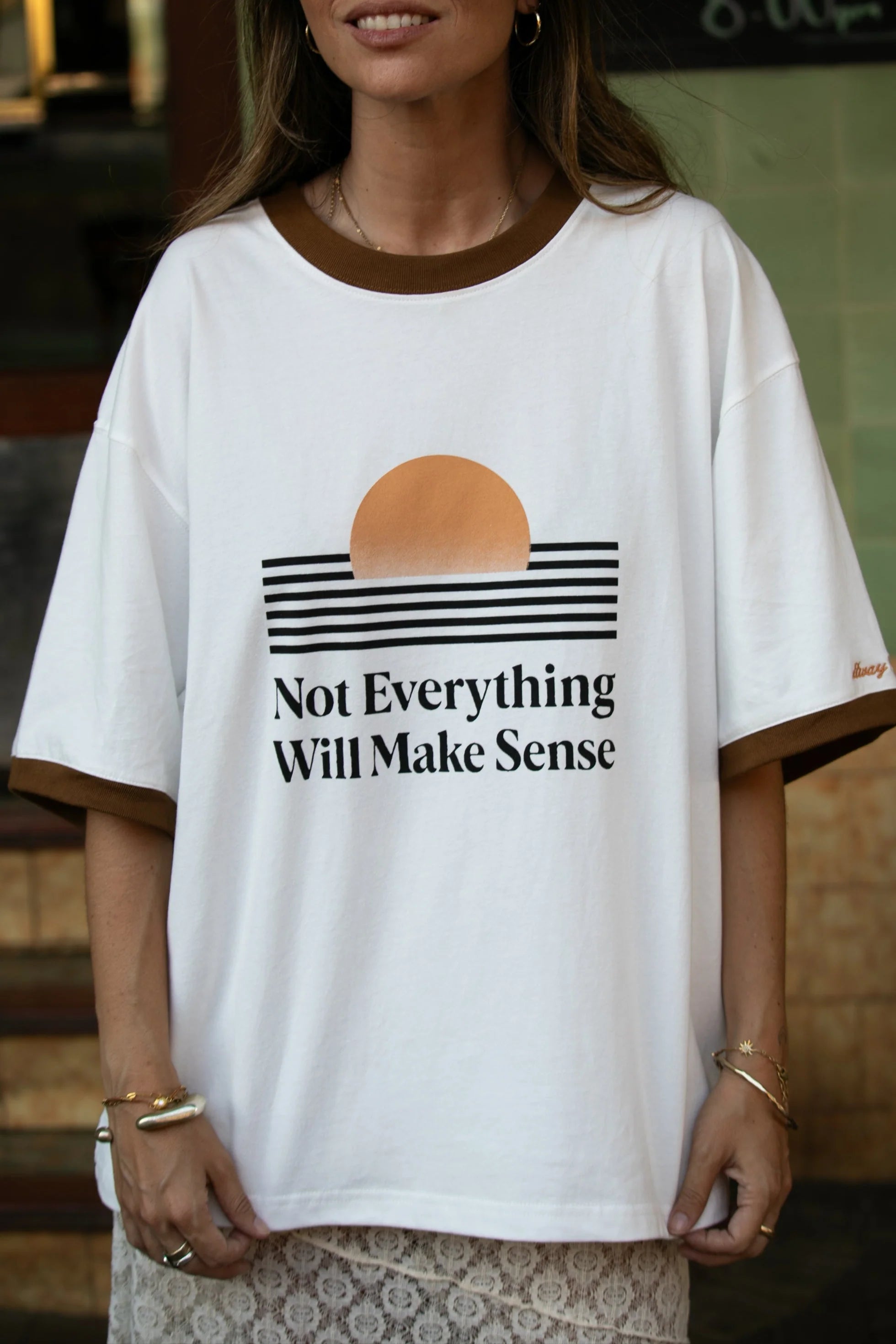 OTTWAY Not Everything Will Make Sense Oversized T-Shirt