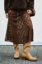 OTTWAY Moonlace Midi Skirt